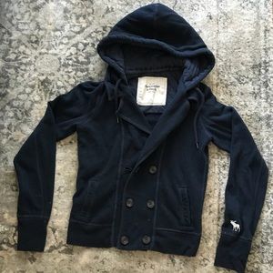 Abercrombie and Fitch double breasted hoodie